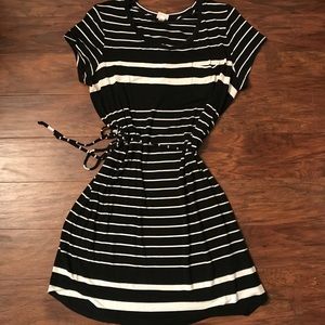 Merona black and white dress